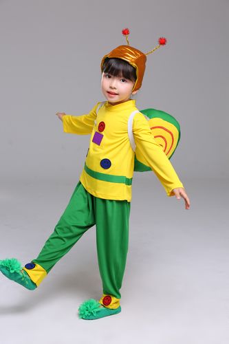 儿童蜗牛的梦想合唱演出服男女孩小记者舞蹈服卡通动物服装表演服