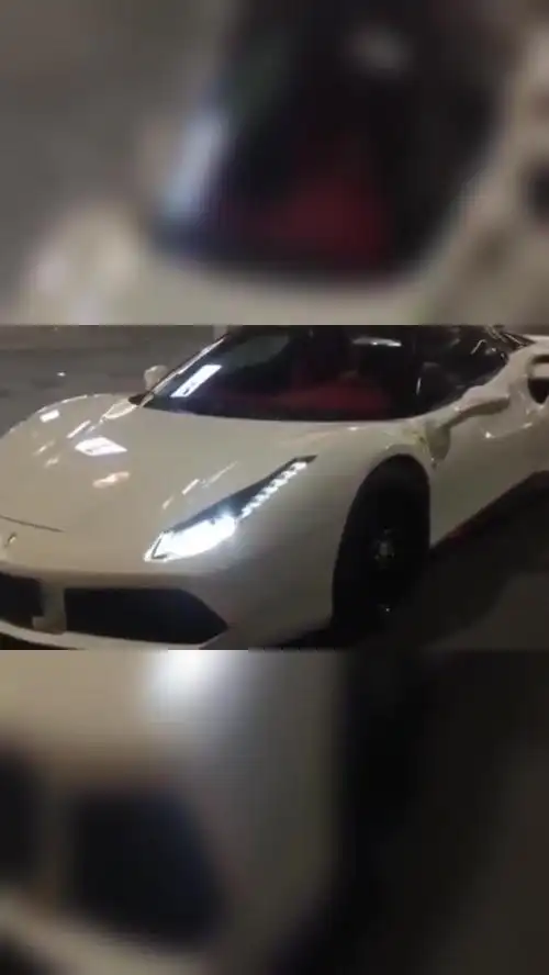 富二代深夜开法拉利高调"炸街",网友:路边的靓妹儿羡慕了!
