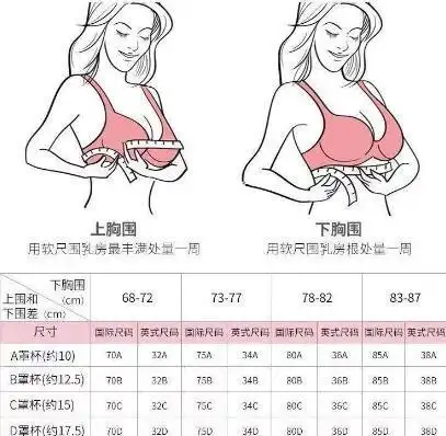 胸罩abcd尺码表,女生如何选择适合自己的胸罩 - 第一排行榜