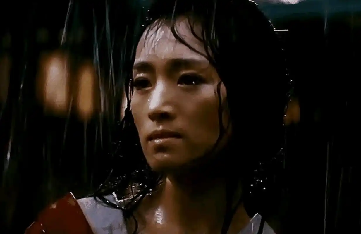 《艺伎回忆录》里的巩俐,气场强大,妥妥的御姐范.