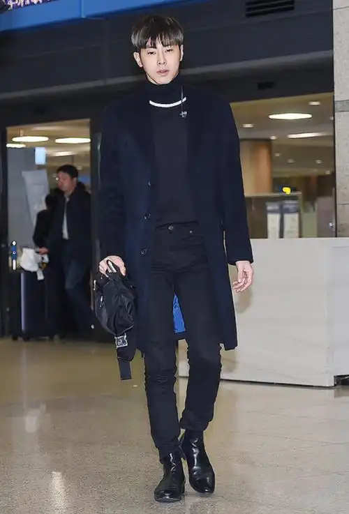 瑜卤允浩##郑允浩 机场