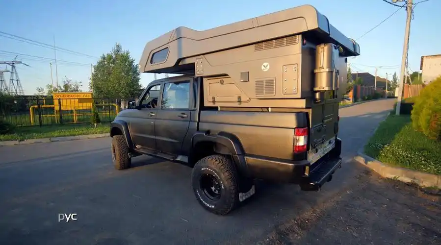 升顶背驮式皮卡房车(机翻字幕)