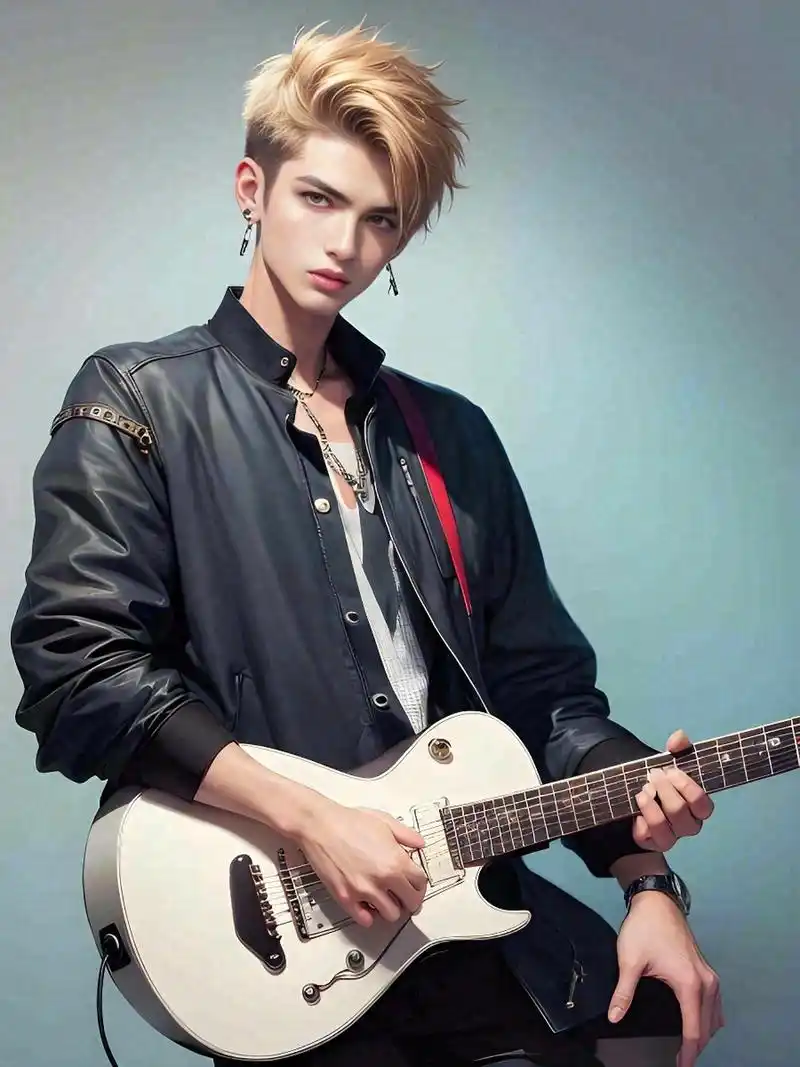 吉他少年壁纸[比心][比心] #壁纸# #手机壁纸分享##动漫壁纸