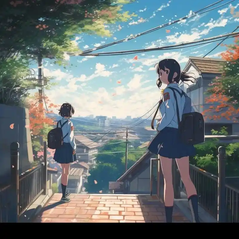 日系少女插画设定