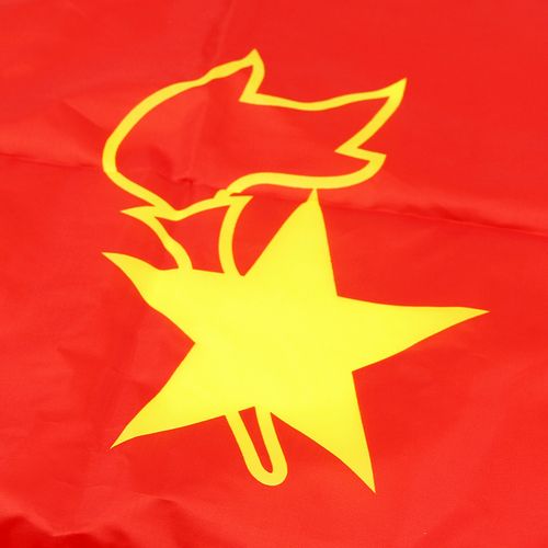 队旗少先队春亚60cm中号旗帜大队小队少先队员小学生旗帜