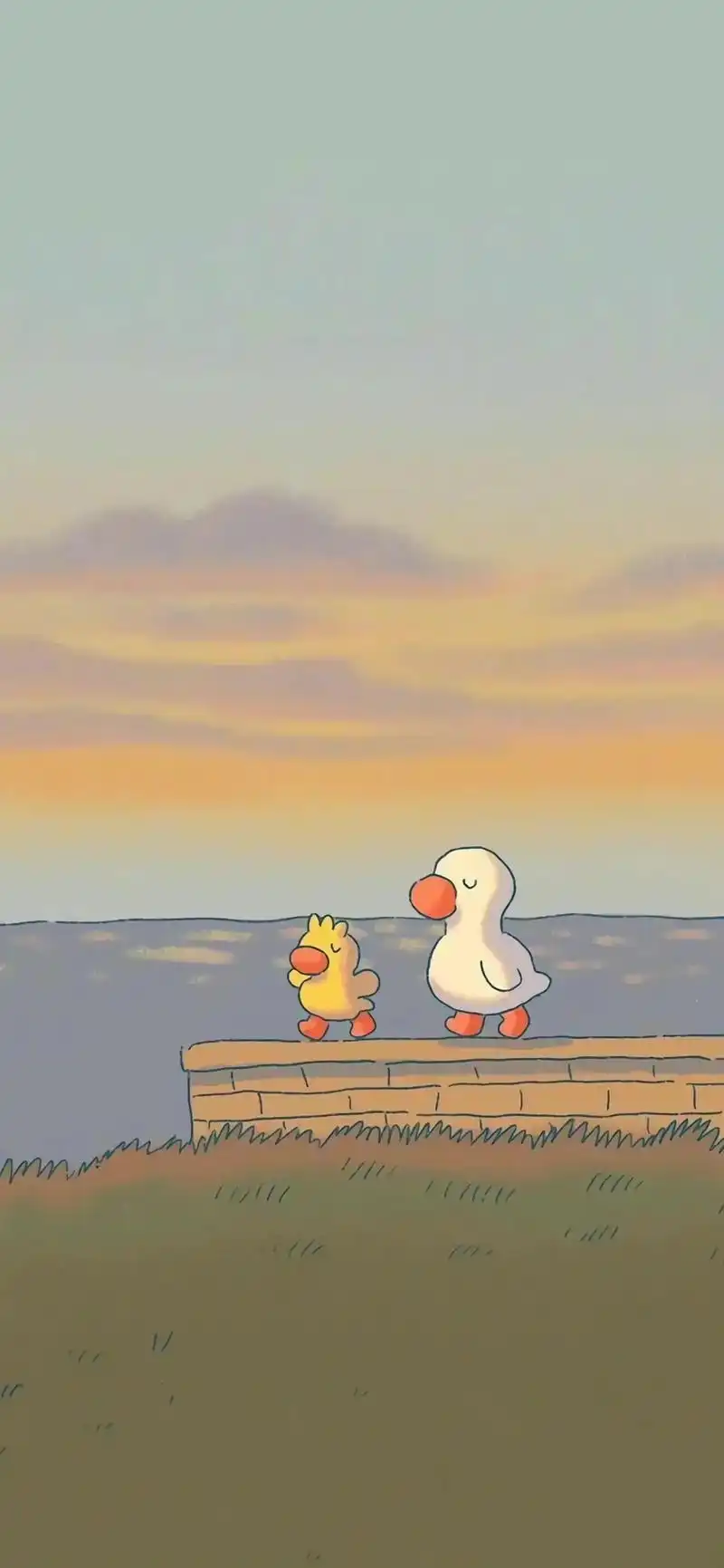 壁纸:卡通漫画.#手机墙纸 #治愈系动画 #好看的背景图 - 抖音