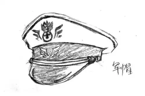 军帽简笔画步骤