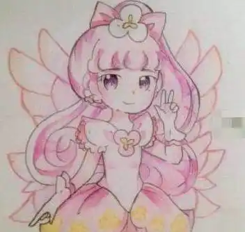 花仙子怎么画简单又漂亮 画一个少女公主