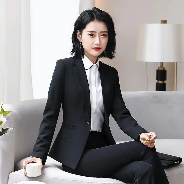 西服西装套装女正装韩版气质工作服学生面试秋冬白领职业装套装