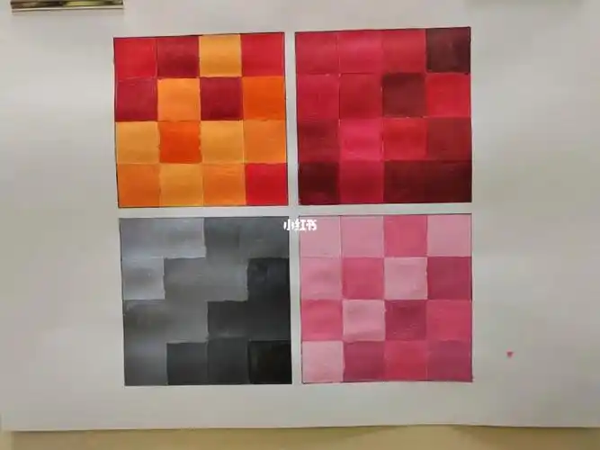 色彩构成作业喜怒哀乐