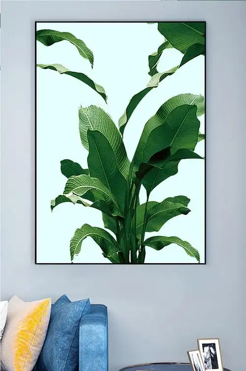 简欧唯美绿植装饰画