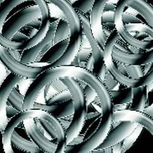 金属圆环立体背景图片