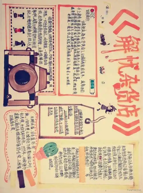 《解忧杂货店》手抄报好久以前的首页 解忧杂货店手抄报-在线图片欣赏