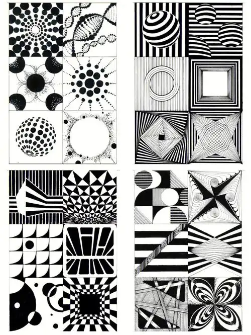 视觉传达设计考研  #视觉传达设计  #点线面构成  #点线面构成作业