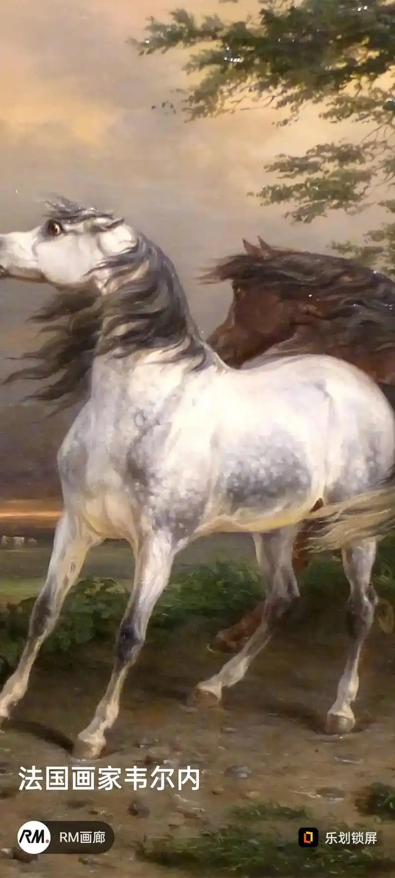 法国画家韦尔内还有一位外国画家郎世宁.