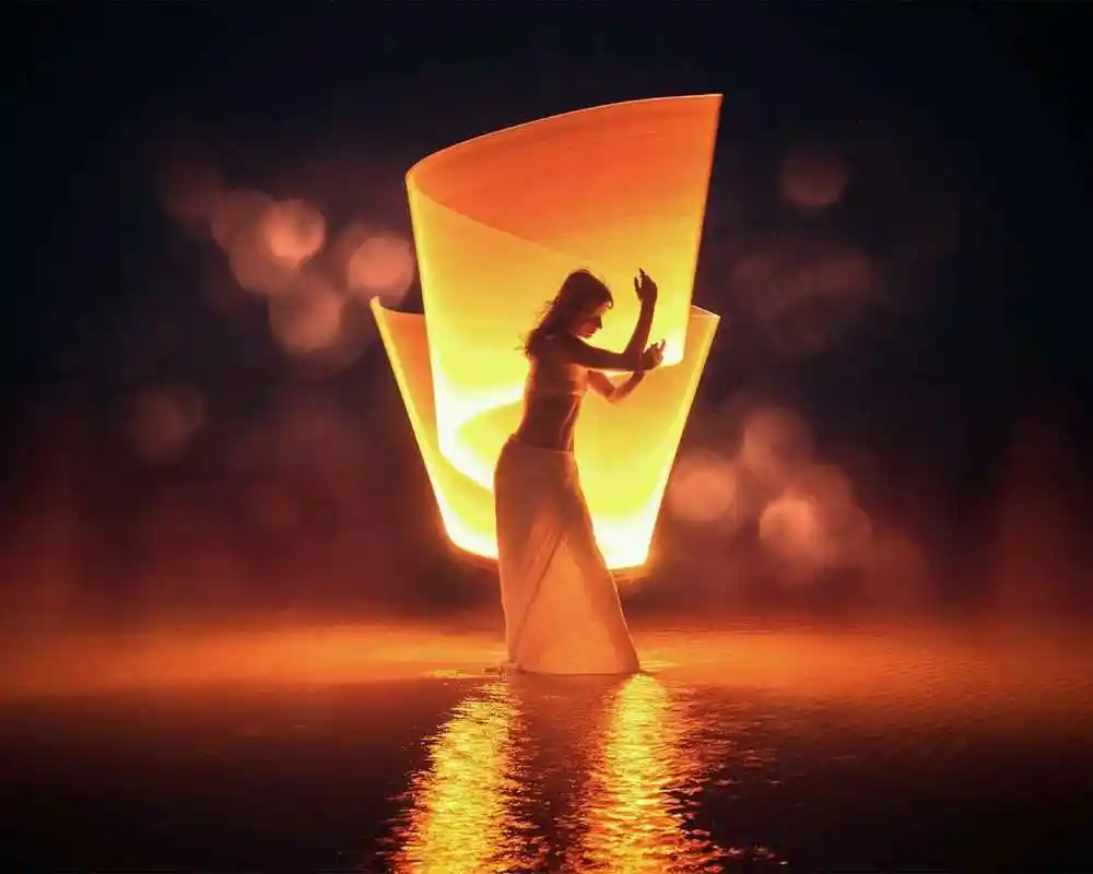 光绘摄影唯美艺术创意图片桌面壁纸