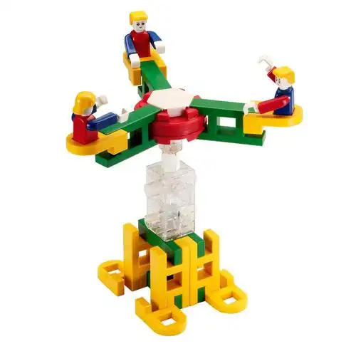 台湾lasy幼儿园早教儿童益智科学组装拼插建构塑料积木