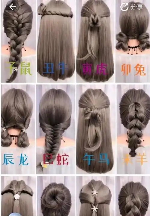 一百种漂亮发型,女生们为男票收藏起来吧