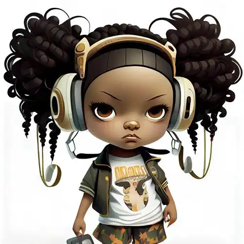 当前位置:>数字艺术>ai平面元素>人物>嘻哈小孩ip头像插画1024_1024