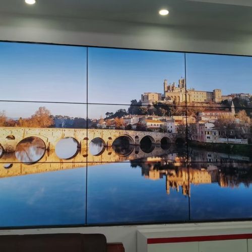 46/49/55寸监控液晶拼接屏大屏幕酒吧舞台直播背景会议广告显示屏