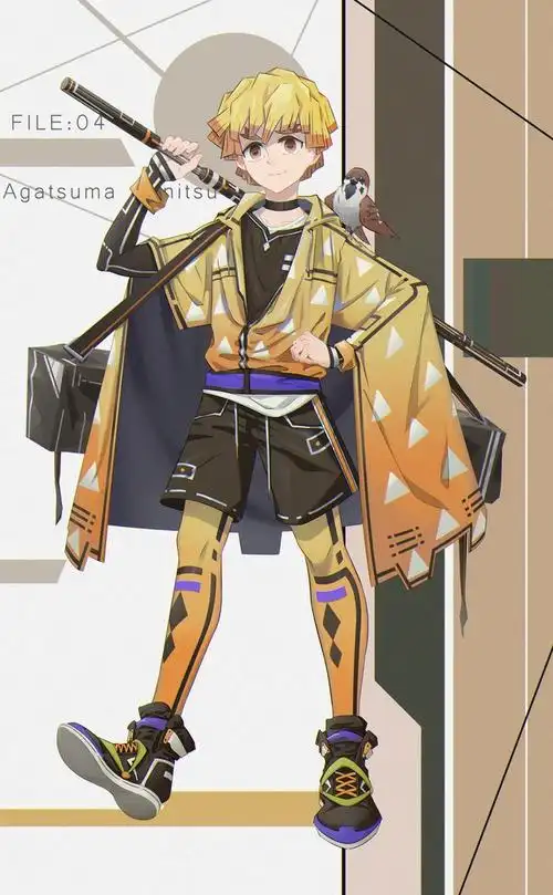 关注合集鬼灭之刃日系鬼灭之刃同人同人插画人设我妻善逸