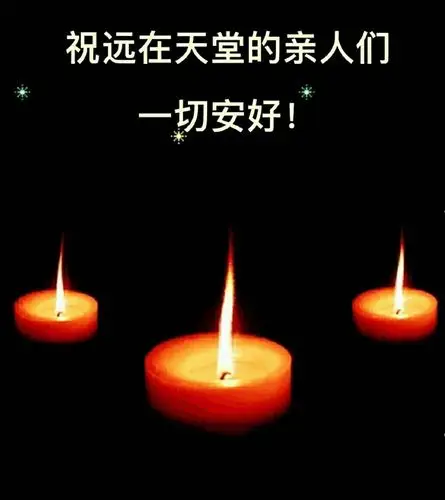 4.5清明到了,祝愿天堂的亲人一切安好.