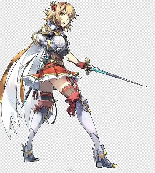 女武神连接人物立绘美术资源