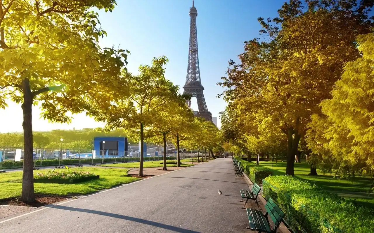 唯美公园风景高清电脑桌面壁纸