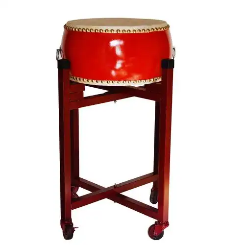 包邮牛皮牛皮堂堂鼓打击玩具鼓盘教具鼓中鼓扁堂鼓