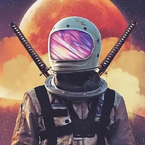 套图最酷宇航员头像背景图