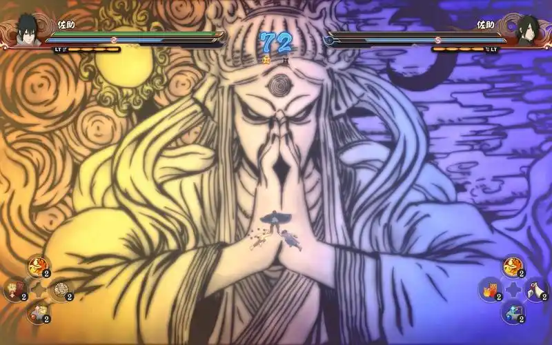 火影忍者:鸣佐vs流浪佐助,六道地爆天星,直接封印未来的自己