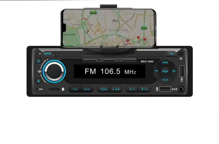 带手机支架单锭汽车mp3蓝牙音乐车载播放器插卡收音机代汽车dvdcd