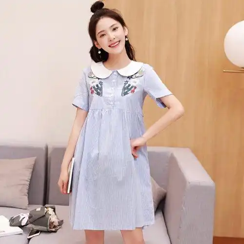 孕妇装夏装连衣裙