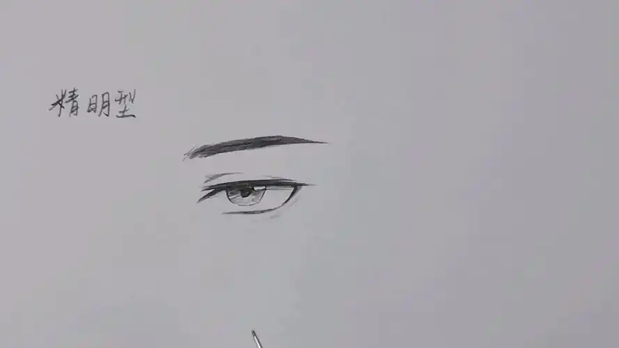 三种男生眼睛画法参考!