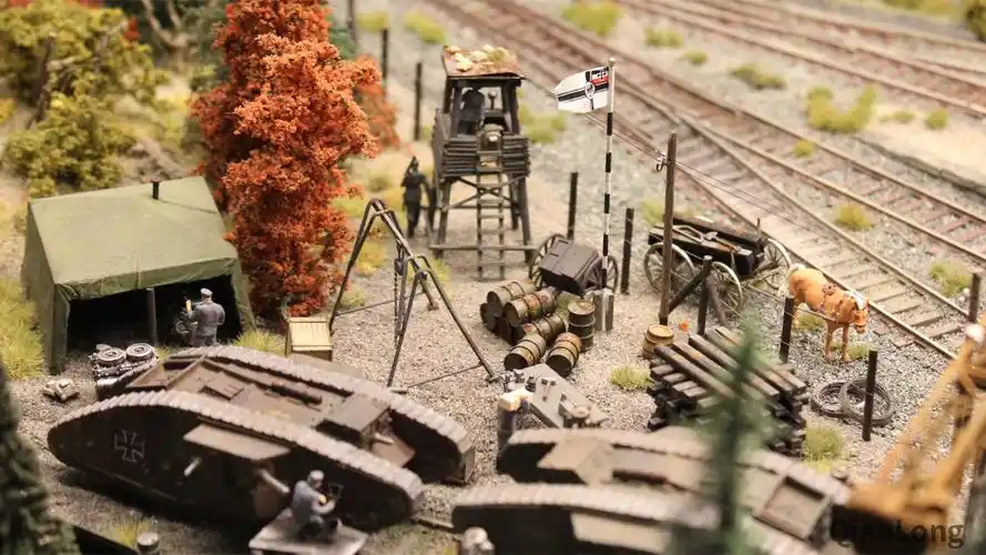 国外模型爱好者的一战场景模型 其精细程度让人羡慕_军事_中国网