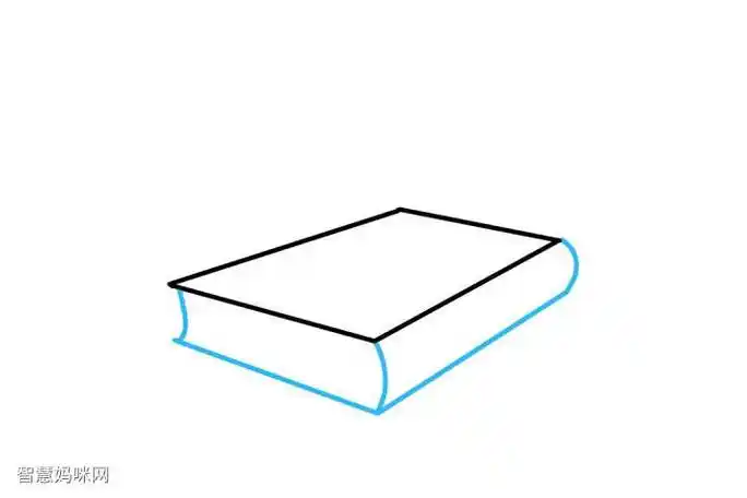 一叠书的简笔画视频