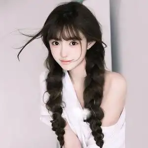 假发女长发夏季甜美可爱双马尾假发辫子网红自然逼真麻花辫全头套