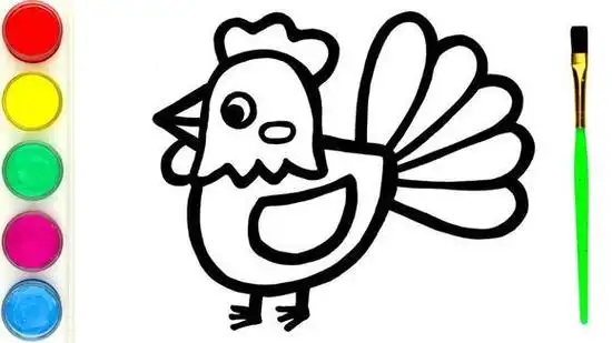 小鸡简笔画可爱 小鸡简笔画可爱又简单