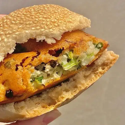 福清特产汉堡海蛎饼光饼