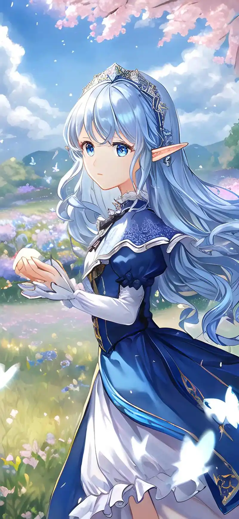 二次元精灵女孩高清壁纸动漫老婆