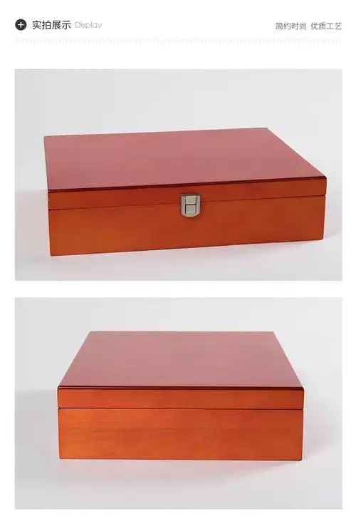 厂家直销茶叶木盒包装盒 哑光 木制包装礼品盒 定制木头盒批发-阿里巴