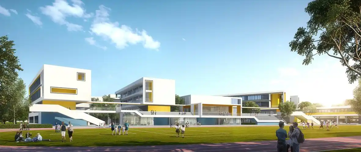 (回顾往期)建筑表现-学校幼儿园效果图