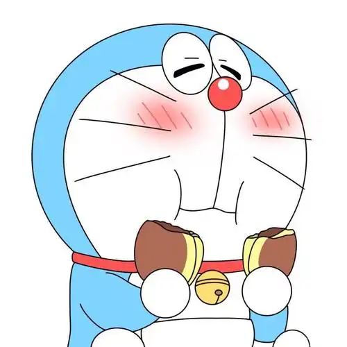 哆啦a梦铜锣烧手绘头像