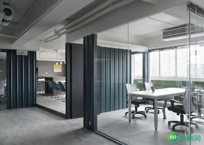 武汉560平米办公室装修效果图现代办公室