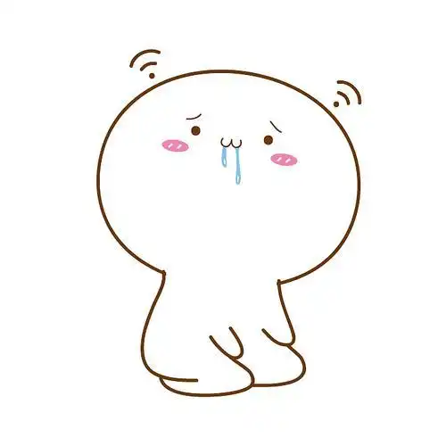 贪吃表情的简笔画