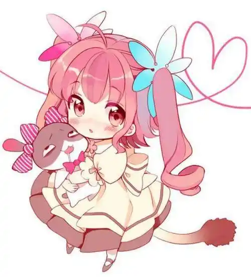 q版小女生甜甜蜜蜜可可爱爱