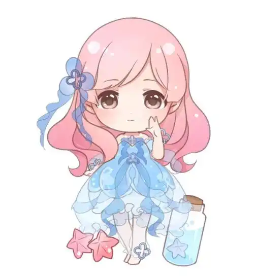 奇迹暖暖十二星座q版水瓶座