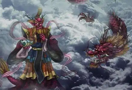 了,像西游记中的白龙马啊就叫敖烈,在封神榜中的四大龙王也都是姓敖的