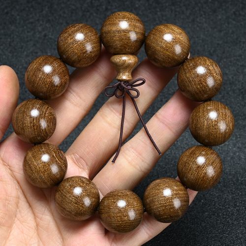 mrld正宗金丝檀木手串沉香金丝楠木乌木阴沉木男女款佛珠手链 红色