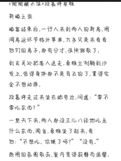 00偷偷藏不住03新婚番外